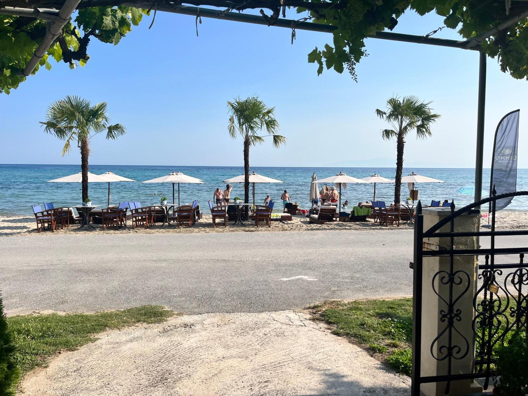 Okkio Sea View Apartment Vergia Bagian luar foto