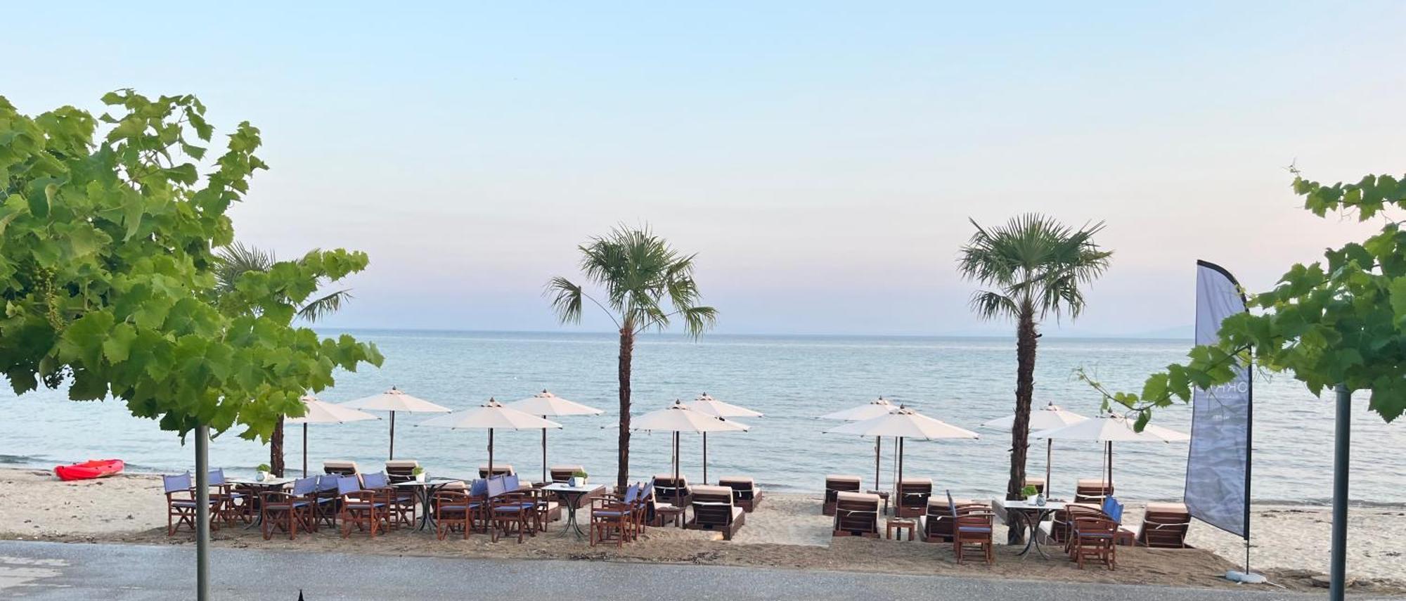 Okkio Sea View Apartment Vergia Bagian luar foto