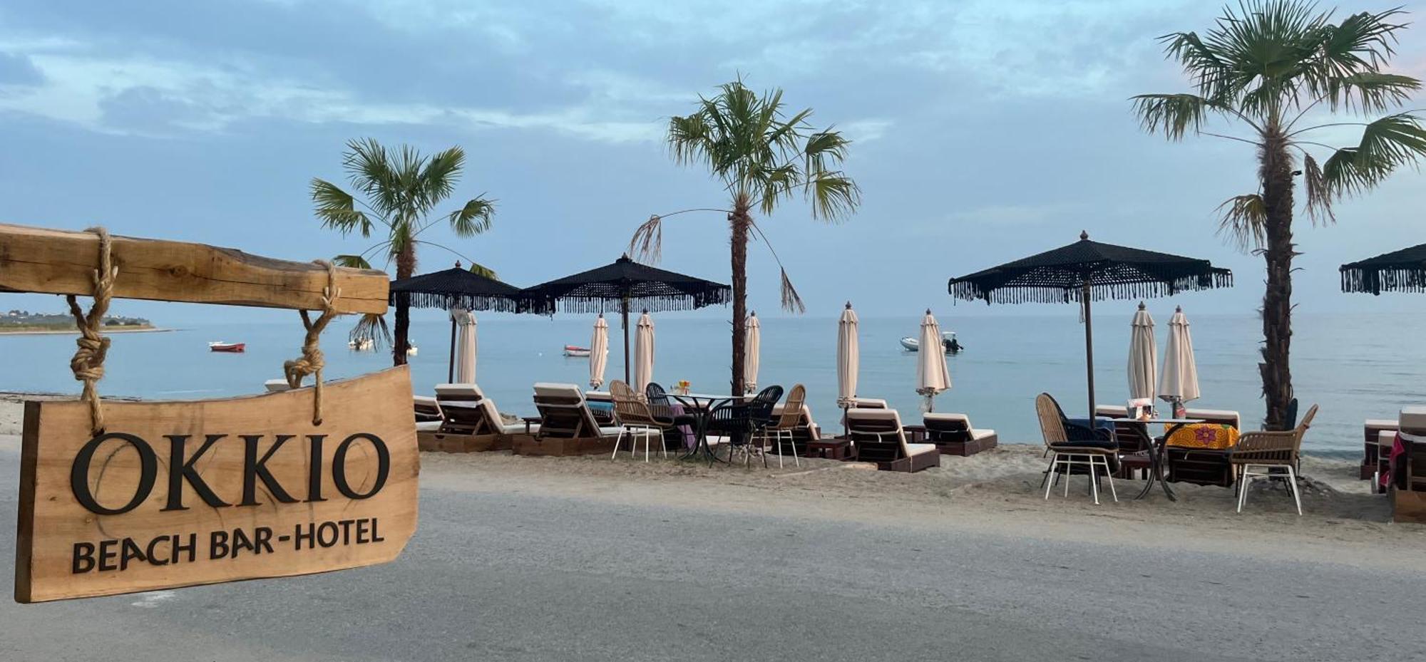 Okkio Sea View Apartment Vergia Bagian luar foto
