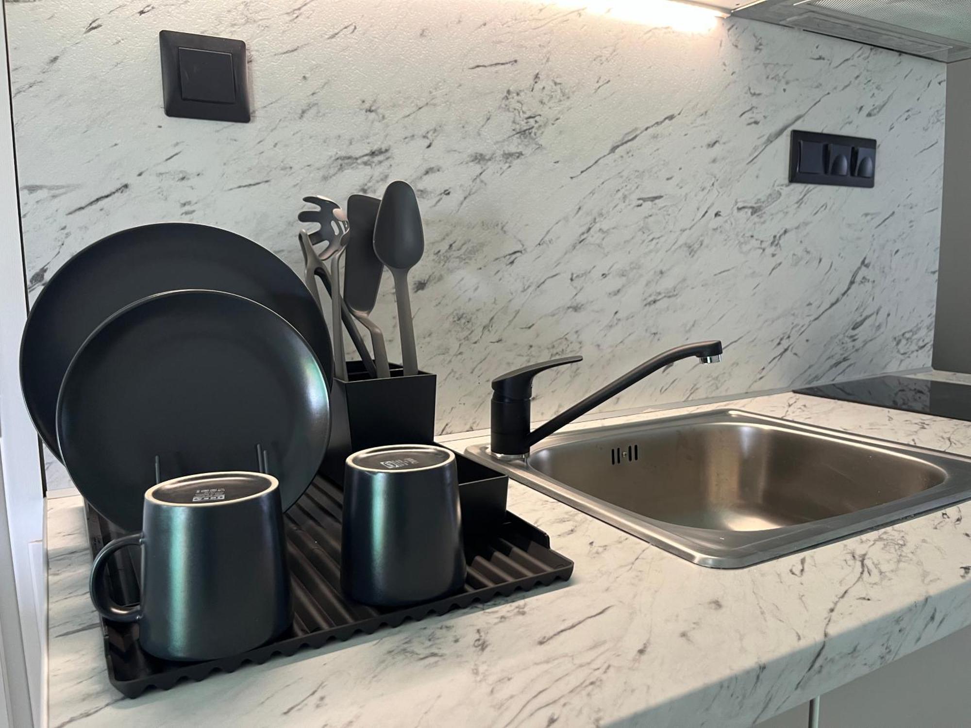 Okkio Sea View Apartment Vergia Bagian luar foto